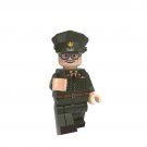 Stan Lee With Marines Uniform Lego Superheroes Minifigure Block Toys