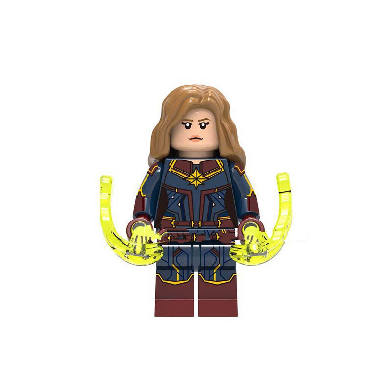 Captain Marvel New Version Lego Avengers Superheroes Minifigure Block Toys