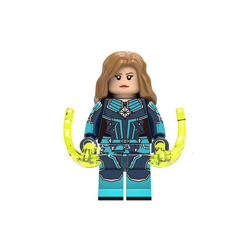 Captain Marvel Starforce suit new version Lego Avengers Superheroes Minifigure Block Toys