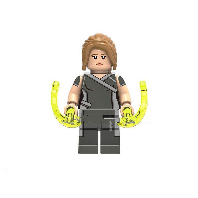 Carol Danvers With Training Suit Lego Captain Marvel Superheroes Minifigure Block Toys