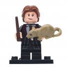 Ron Weasley With Hogwart Cloak Lego Harry Potter Minifigure Block Toys