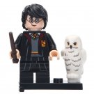 Harry Potter With Hogwart Cloak Lego Minifigure Block Toys
