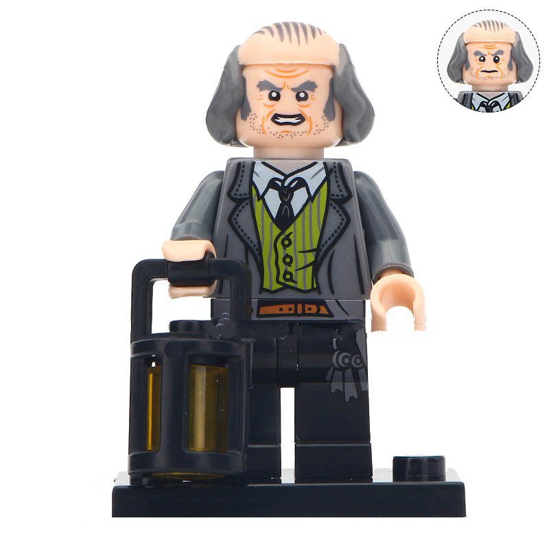 Argus Filch New Version Lego Harry Potter Minifigure Block Toys