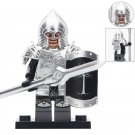 Gondorians Spear Infantry With Silver Armor Lego Lord Of The Rings Minifigure Block Toys