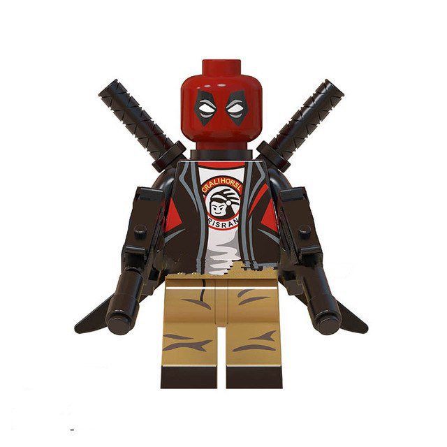 Deadpool With jacket Lego Superheroes Minifigure Block Toys