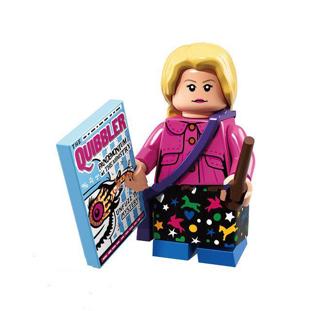 Luna Lovegood New Version Lego Harry Potter Minifigure Block Toys