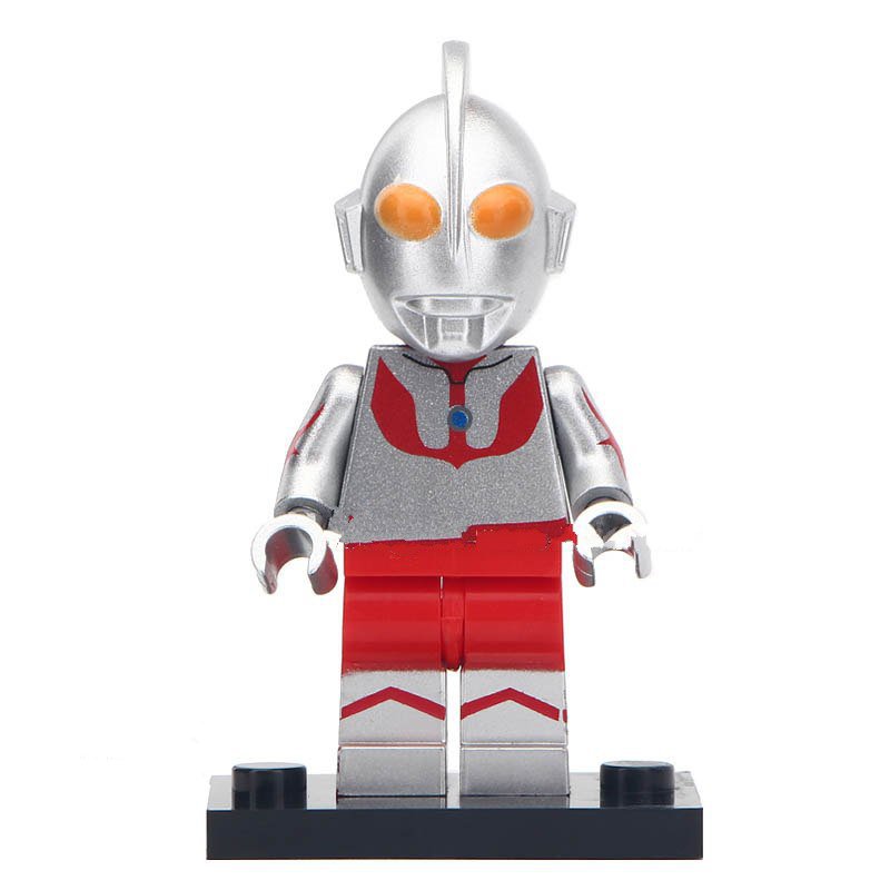 Ultraman Anime Theme Lego Superheroes Minifigure Block Toys