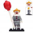 Pennywise With Grey Suit Lego IT Movie Horor Theme Minifigure Block Toys
