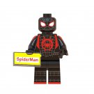 Miles Morales With Black Suit Lego into the spider-verse Superheroes Minifigure Block Toys