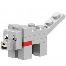 Wolf Minecraft Game Character Lego Minifigure Block Toys