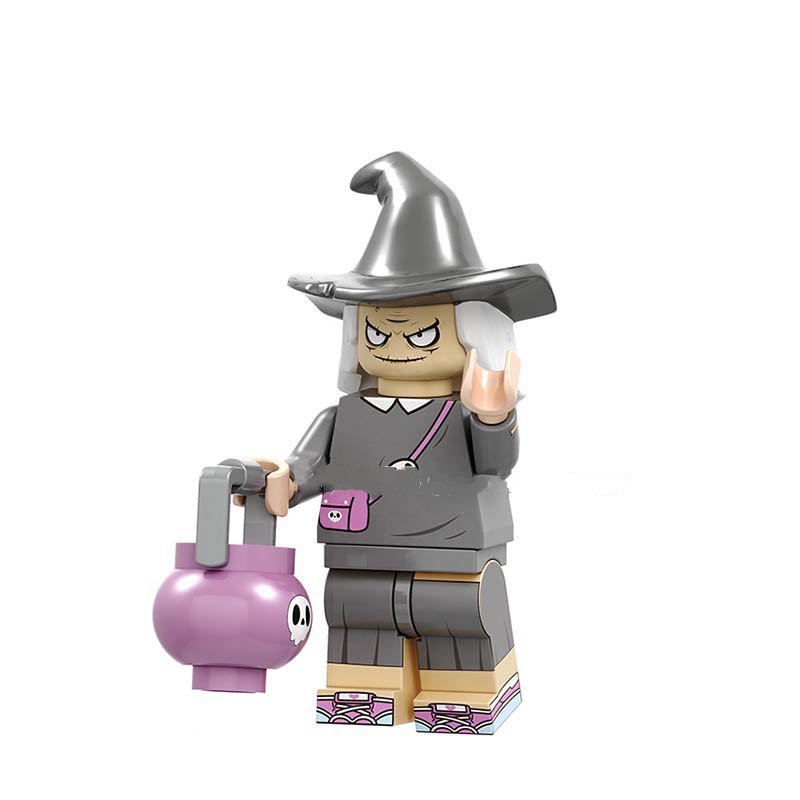 Witch Beelard Lego Hallowen Horor Theme Minifigure Block Toys