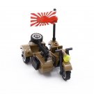 Military Mortorcycle World War 2 Lego Accessories Minifigure Block Toys