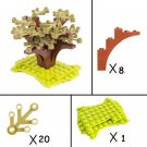 Light Green Forest Shrubs Lego Accessories Minifigure Block Toys
