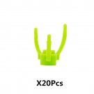 20pcs Yellow Grass Plant Lego Accessories Minifigure Block Toys