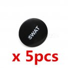 5pcs Black SWAT Round Shield Lego Accessories Minifigure Block Toys