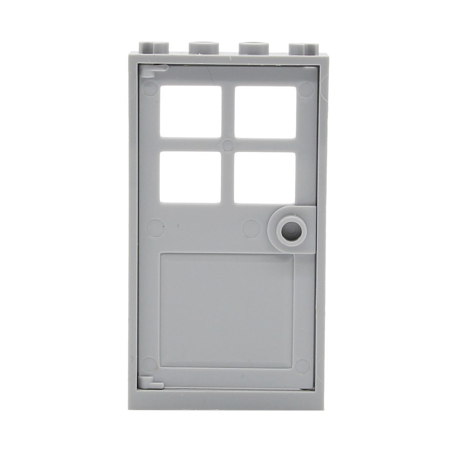 New Grey Door Building Lego Accessories Minifigure Block Toys