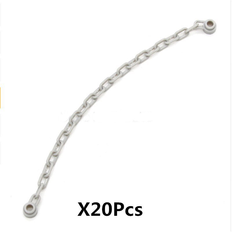 20pcs White Chain Building Lego Accessories Minifigure Block Toys