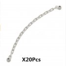 20pcs White Chain Building Lego Accessories Minifigure Block Toys