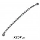 20pcs Grey Chain Building Lego Accessories Minifigure Block Toys