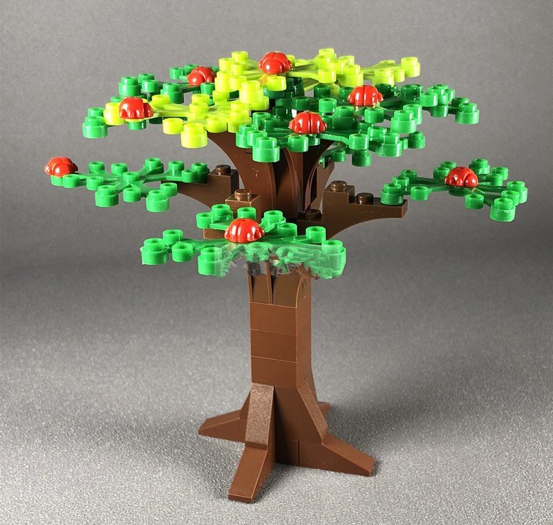 Big Tree Forest 2 Lego Accessories Minifigure Block Toys