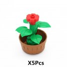 5pcs Potted Plan J Lego Accessories Minifigure Block Toys