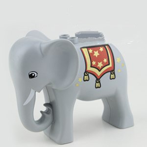 Circus Elephant Animal Theme Lego Accessories Minifigure Block Toys