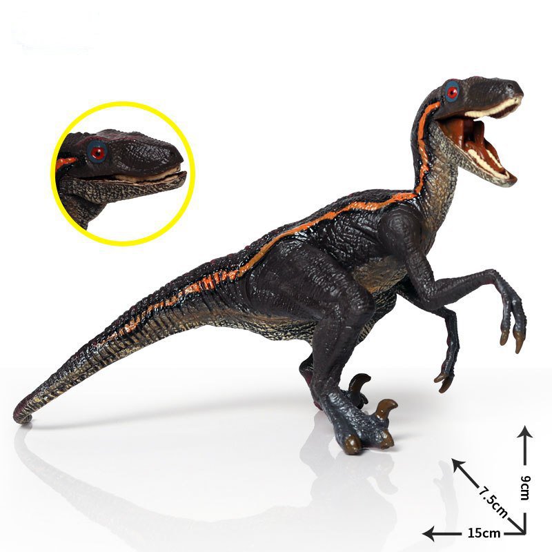 jumping velociraptor toy