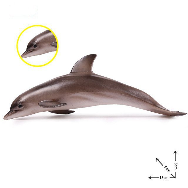 Dolphin Animal Model Figure toys Pet Farm And Zoo Minifigure Block Toys