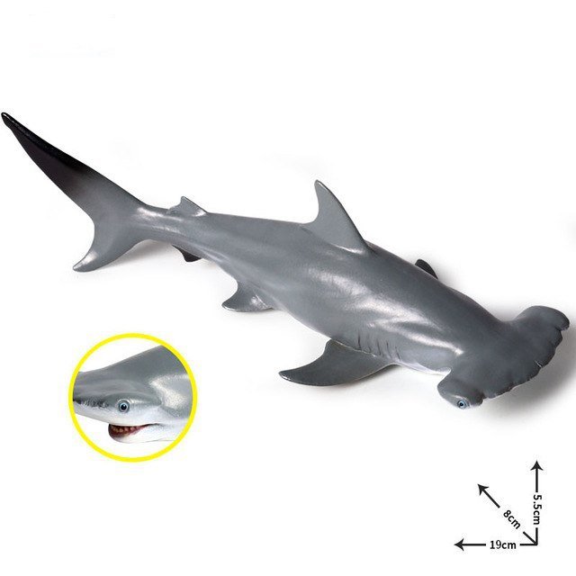 Hammerhead shark Model Figure toys Pet Farm And Zoo Minifigure Block Toys