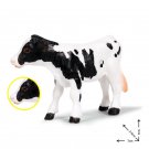 Young Dairy cattle Animal Model Figure toys Pet Farm And Zoo Minifigure Block Toys