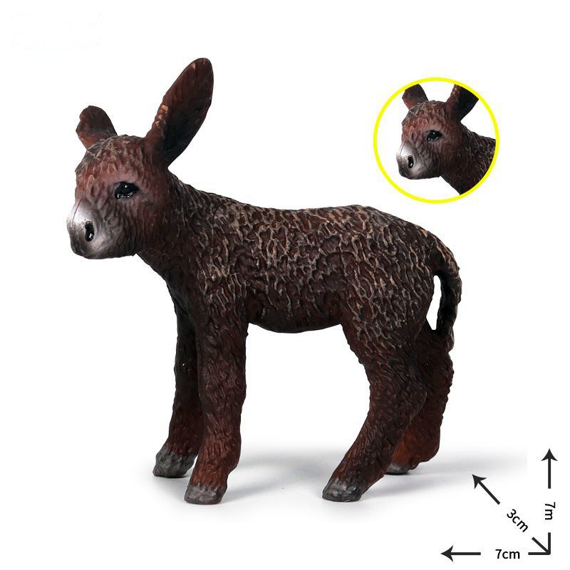 young Black Sheep Animal Model Figure toys Pet Farm And Zoo Minifigure Block Toys