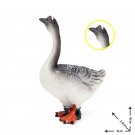 Grey Goose Animal Model Figure toys Pet Farm And Zoo Minifigure Block Toys
