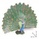 Peafowl Bird Animal Model Figure toys Pet Farm And Zoo Minifigure Block Toys
