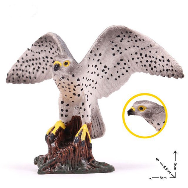 Booted eagle Bird Animal Model Figure toys Pet Farm And Zoo Minifigure Block Toys