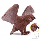 Golden Eeagle Bird Animal Model Figure toys Pet Farm And Zoo Minifigure Block Toys