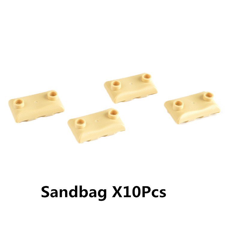 10pcs Sandbag Lego Accessories Minifigure Building Block Toys