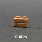 10pcs Brown Wall Lego Accessories Minifigure Building Block Toys