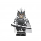 Barristan Selmy Silver-plated Armor Version Lego Game of Thrones Minifigure Block Toys