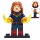 Captain Marvel Angry Mode Lego Superheroes Minifigure Block Toys