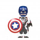 Captain America With New Suit Lego Avengers End Game Superheroes Minifigure Block Toys