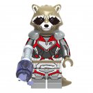 Rocket Racoon Quantum Suit Lego Avengers End Game Superheroes Minifigure Block Toys
