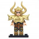 Taurus Aldebaran Lego Saint Seiya Anime Theme Superheroes Minifigure Block Toys