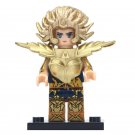 Cancer Deathmask Lego Saint Seiya Anime Theme Superheroes Minifigure Block Toys