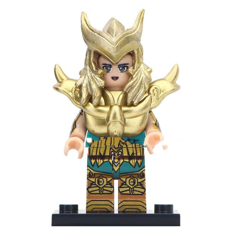 Scorpio Milo Lego Saint Seiya Anime Theme Superheroes Minifigure Block Toys