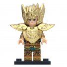 Aquarius Camus Lego Saint Seiya Anime Theme Superheroes Minifigure Block Toys