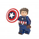 Captain America Without Mask Lego Avengers End Game Superheroes Minifigure Block Toys