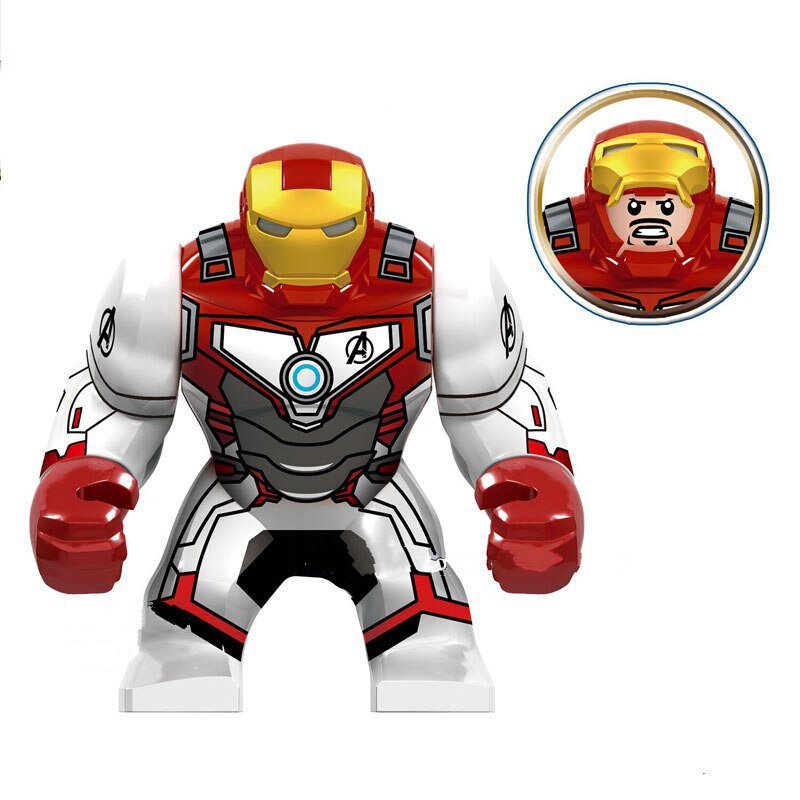 Big Size Hulkbuster With Quantum Suit Lego Avengers End Game Superheroes Minifigure Block Toys