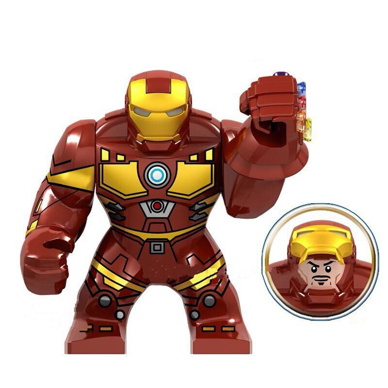 Big Size Hulkbuster Infinity Gauntlet Lego Avengers End Game Superheroes Minifigure Block Toys