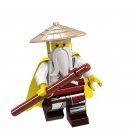 Master Wu New Version Lego Ninjago The Movie Superheroes Minifigure Block Toys