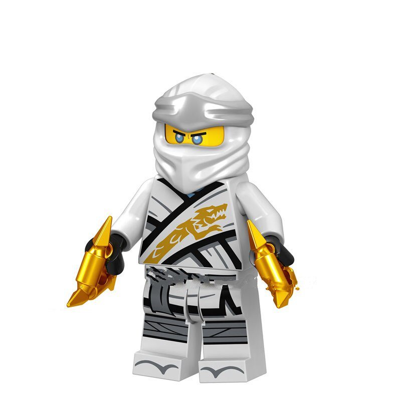 New Zane Lego Ninjago The Movie Superheroes Minifigure Block Toys